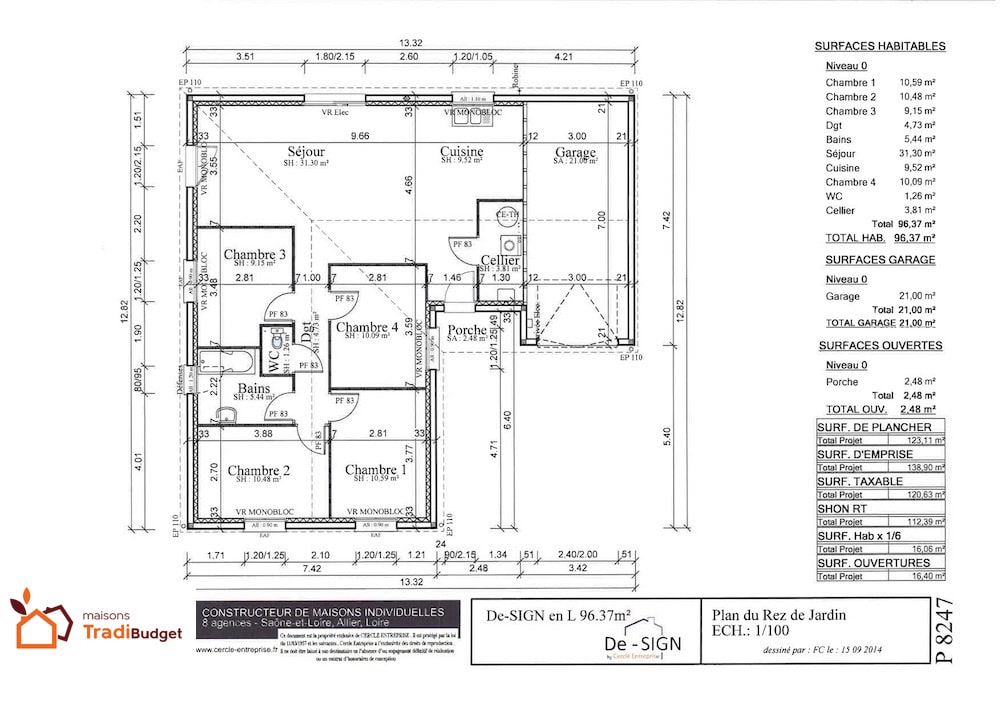 MCE-96 L plan