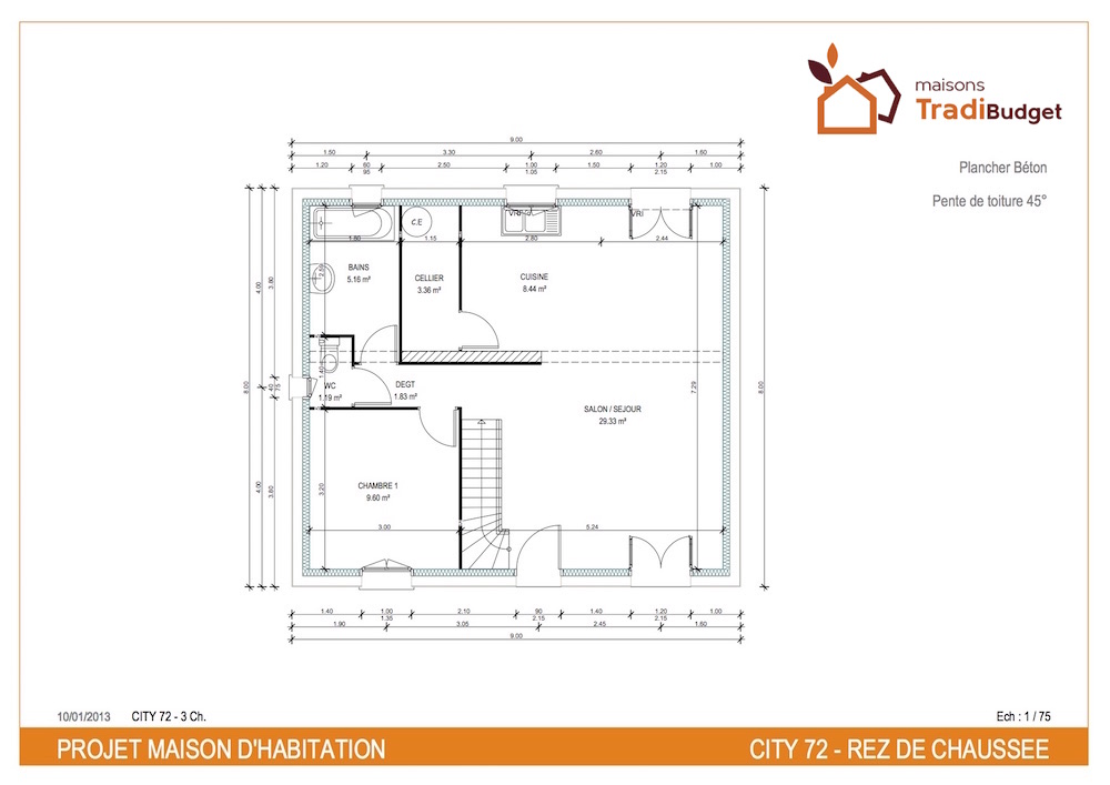 Plan City cosy 72