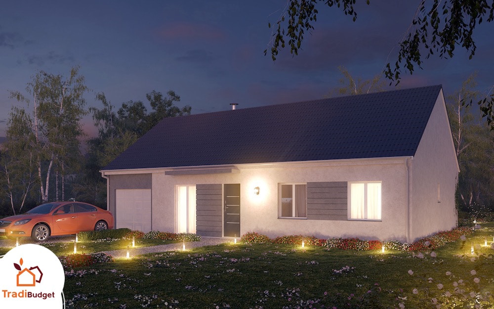 Tradibudget maison Modele Maison Styl Habitat Opale_ A_Nuit_0001